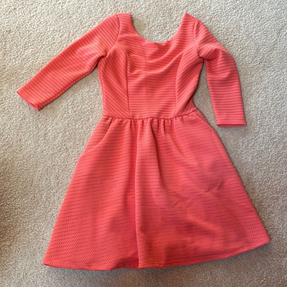 Coral dress